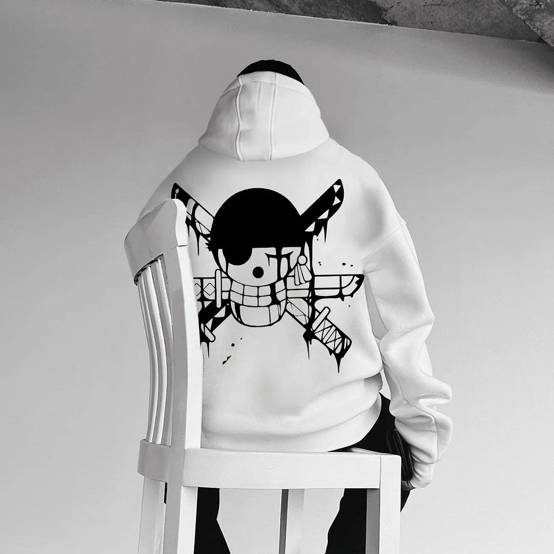 rononoa zoro Hoodie, One Pice Hoodie,Vintage 90s Bootleg Style Anime T-Shirt, Unisex Shirt, Retro Anime Tee, Vintage Graphic Tee - Nysekai