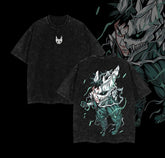 Otakuri "Kafka Hibino" Kaiju No. 8 V7 Vintage Washed Oversized T-Shirt