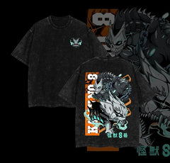 Otakuri "The Strongest Kaiju" Kaiju No. 8 V6 Vintage Washed Oversized T-Shirt