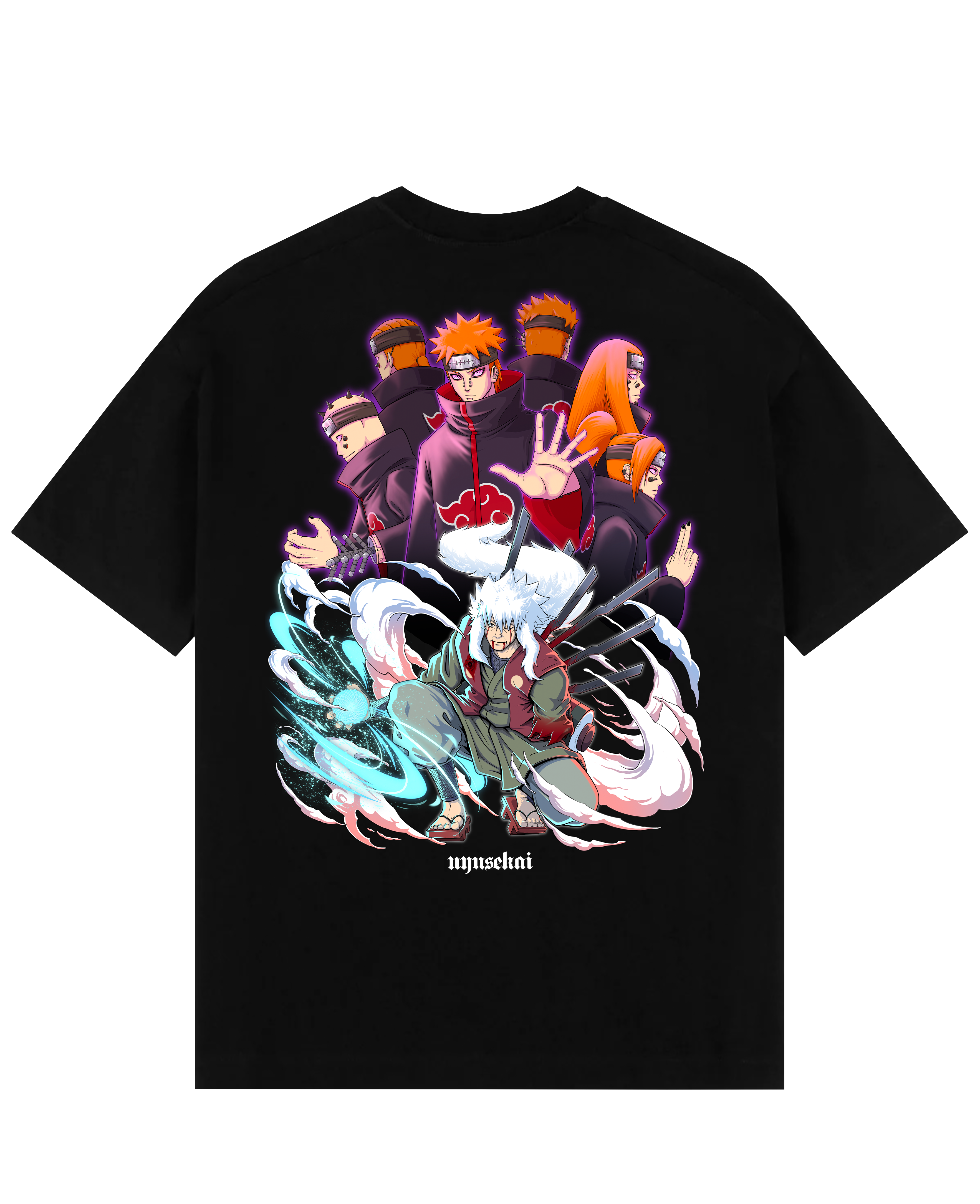 Jiraiya X Six Paths of Pain - Naruto Shippuden Oversize T-Shirt