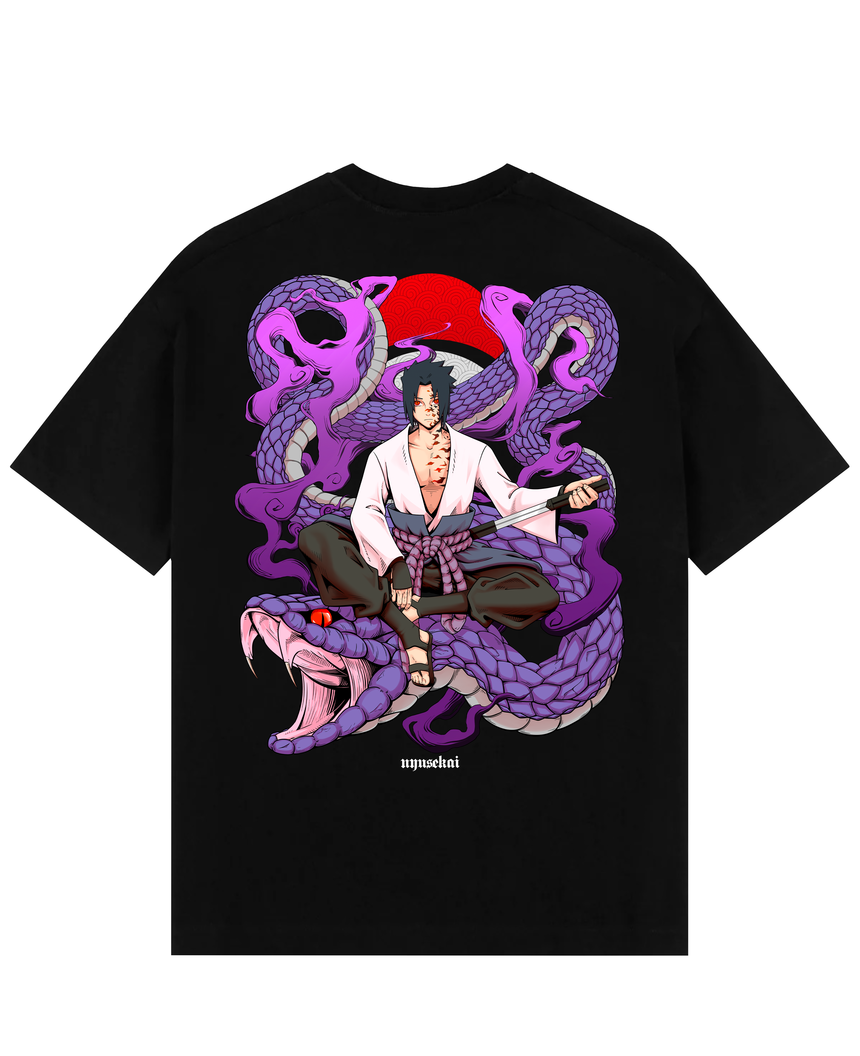 Sasuke X Aoda - Naruto Shippuden Oversized Shirt