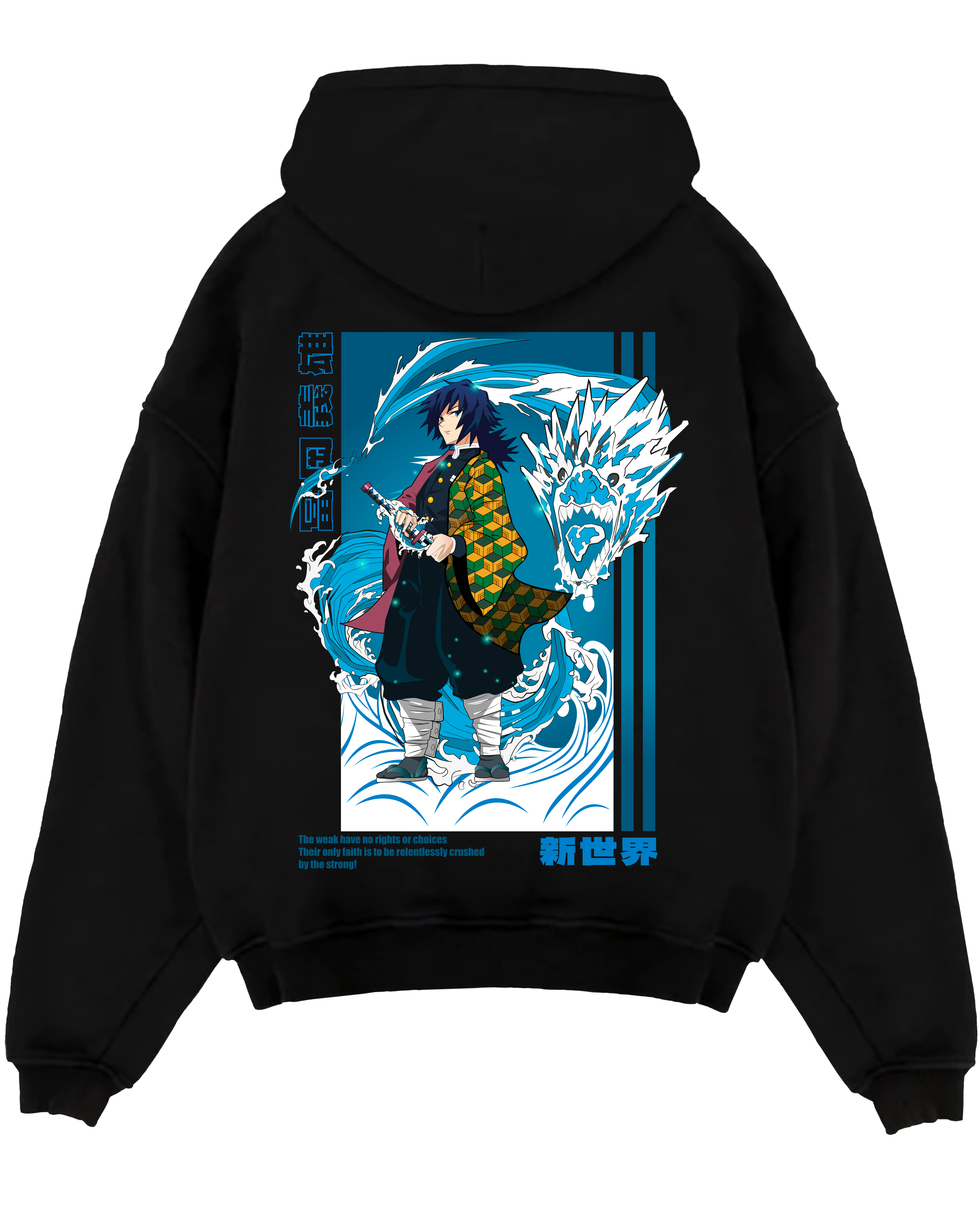 Giyu X Water Dragon - Demon Slayer Hoodie