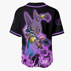 3D Anime Beerus Custom Fandom - Dragon Ball Baseball Tee - Nysekai