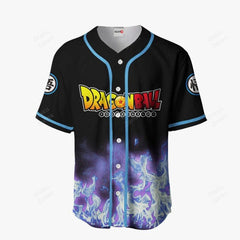 3D Anime Vegeta Fighter Blue Fire Custom Fandom - Dragon Ball Baseball Tee - Nysekai