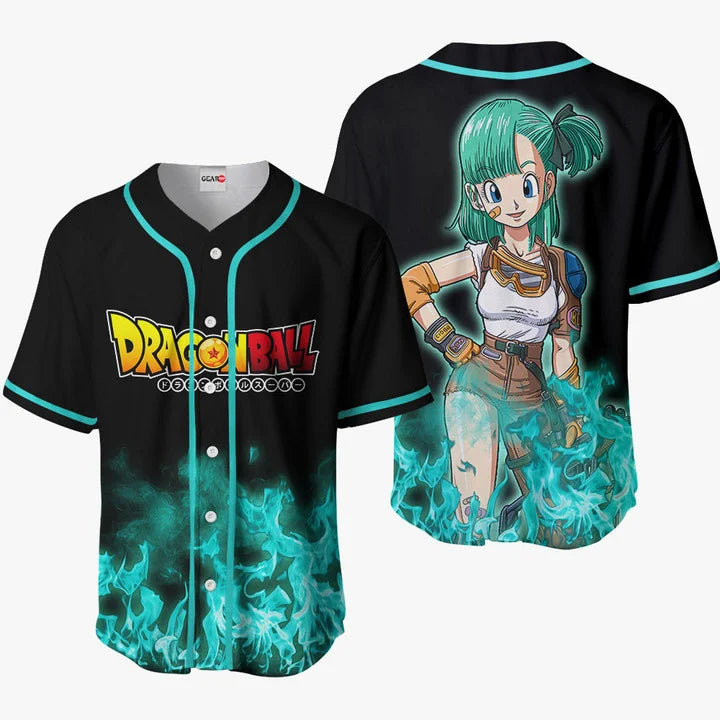 3D Anime Bulma Custom Fandom -Dragon Ball Baseball Tee - Nysekai