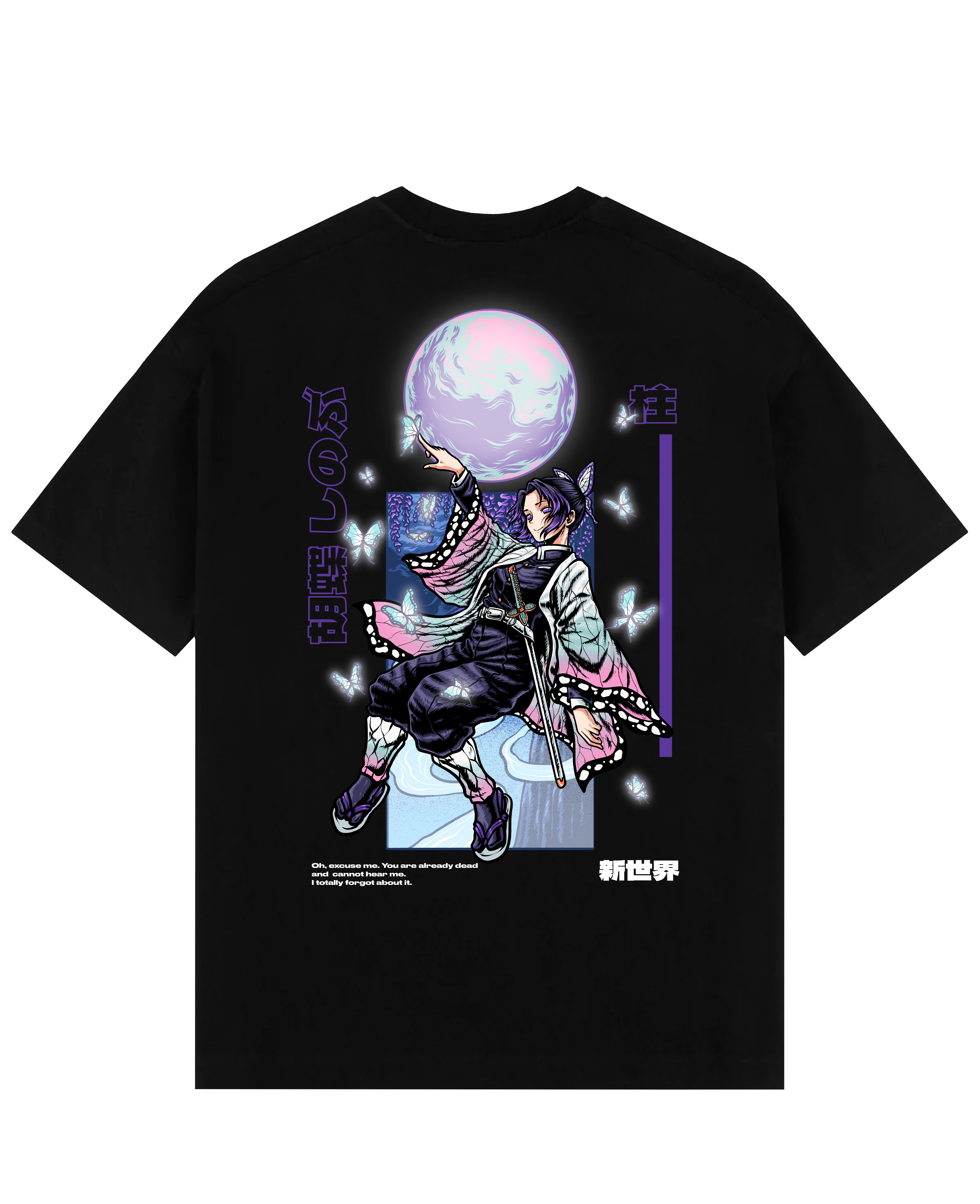 Shinobu X Butterfly - Demon Slayer Oversize T-Shirt