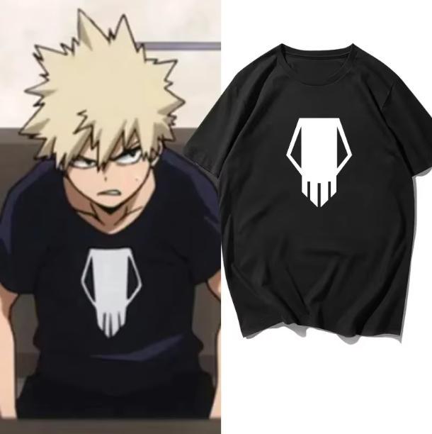 Summer My Hero Academia Bakugo Katsuki T-Shirt, Printed Fashion Tee for Men and Women, Loose Fit Casual Cotton T-Shirt - Nysekai