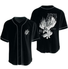 Berserk Anime Acid Washed Baseball Jersey - Nysekai