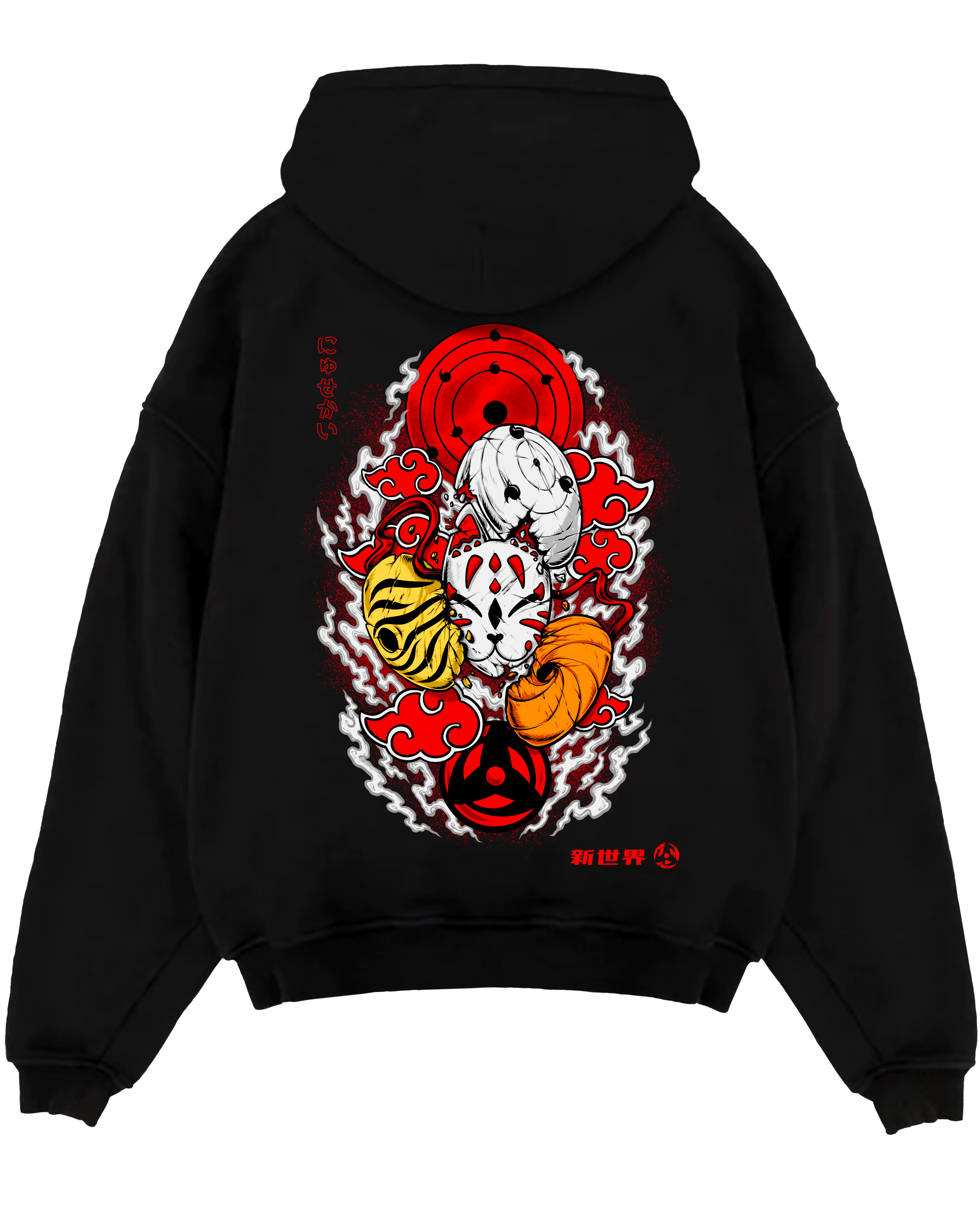 Triple Obito X Nyusekai - Naruto Shippuden Hoodie