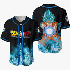 3D Anime Goku Blue Custom Fandom - Dragon Ball Baseball Tee - Nysekai