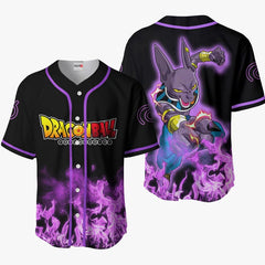 3D Anime Beerus Custom Fandom - Dragon Ball Baseball Tee - Nysekai