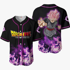 3D Anime Goku Rose Custom Fandom - Dragon Ball Baseball Tee - Nysekai