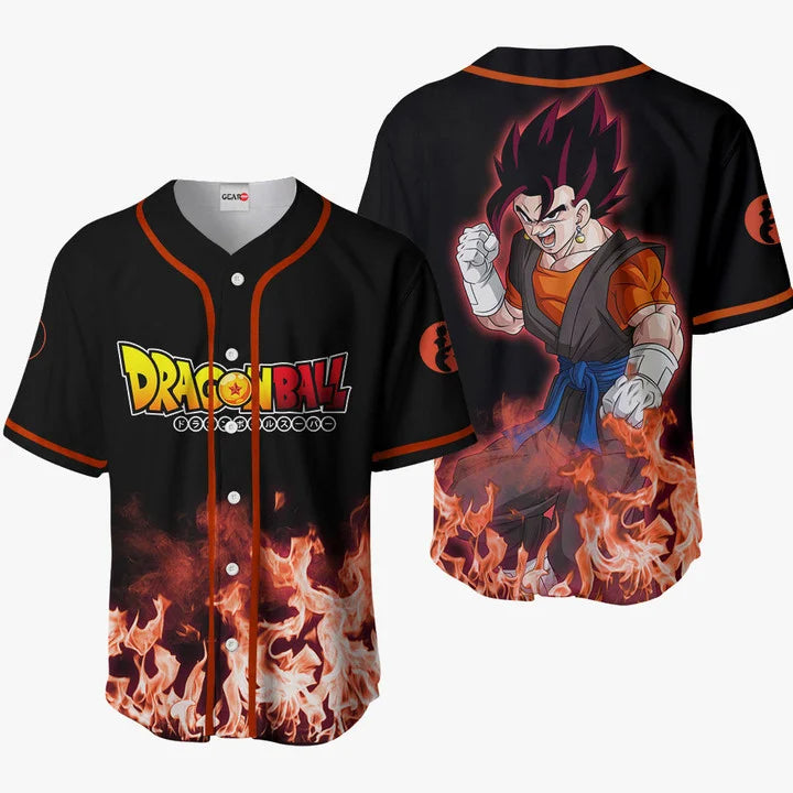 3D Anime Vegito Custom Fandom - Dragon Ball Baseball Tee - Nysekai