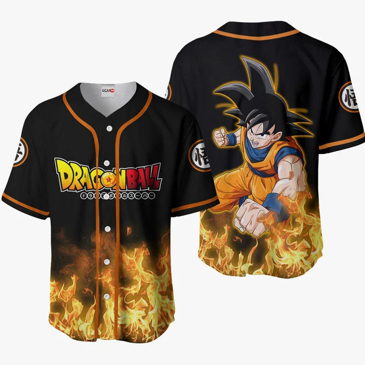 3D AnimeGoku Custom Fandom - Dragon Ball Baseball Tee - Nysekai