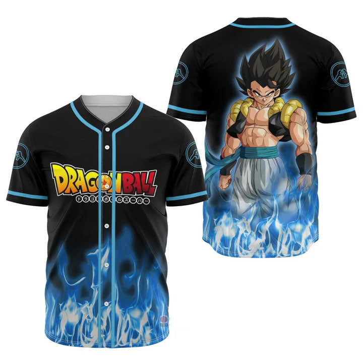 3D Anime Gogeta Custom Fandom - Dragon Ball Baseball Tee - Nysekai