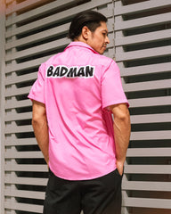 Vegeta Badman Shirt Pink Dragon Ball Z Button Up Hawaiian Shirt