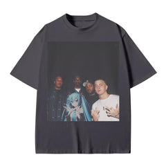 Hatsune Miku Anime T-Shirt, unisex wwomen shirt Cotton Fit Sweatshirt, Hoodie, Comfort Colors - Nysekai