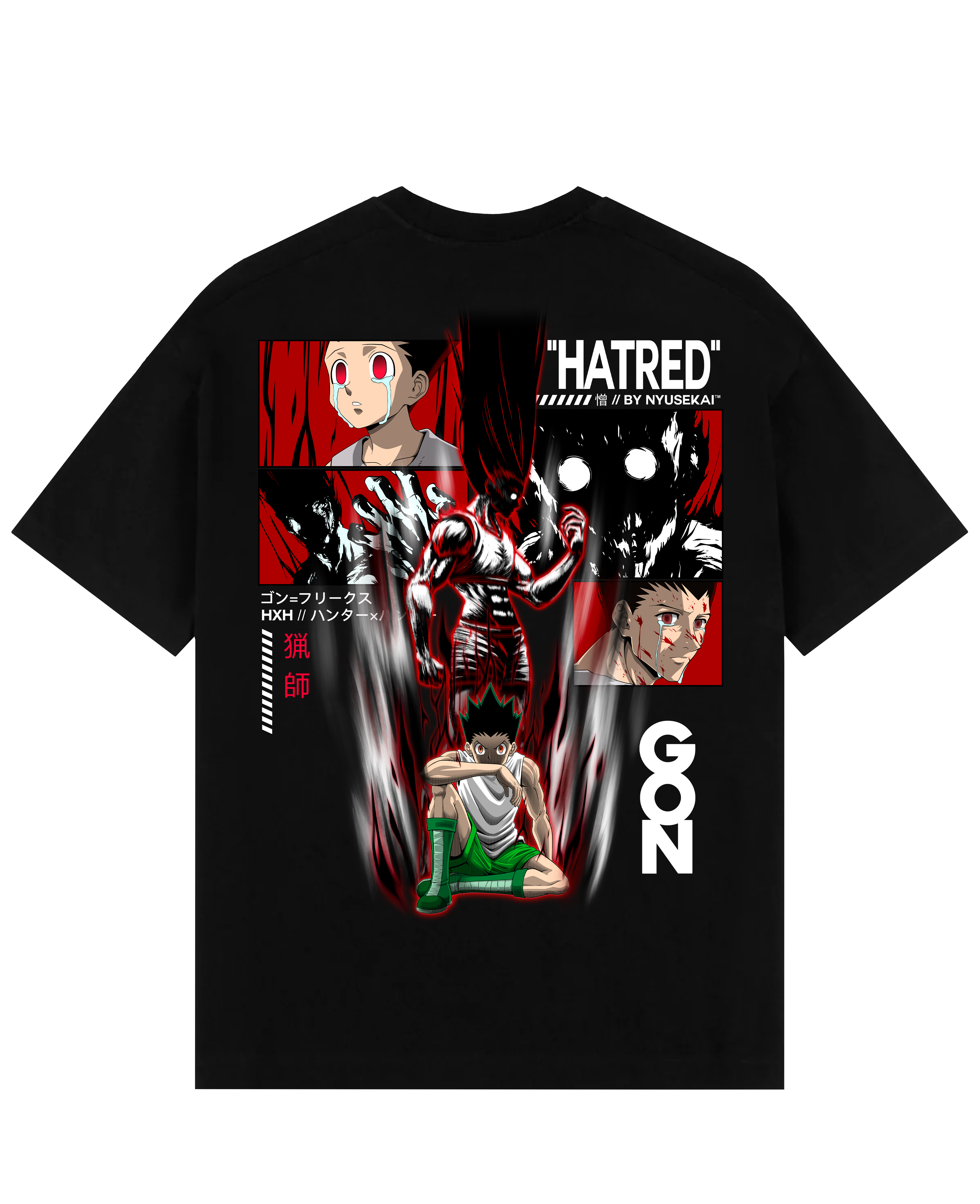 Gon X Rage - Hunter X Hunter Oversized T-Shirt