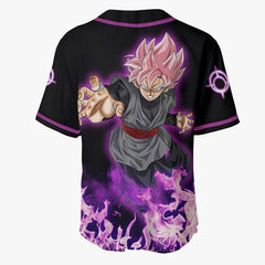 3D Anime Goku Rose Custom Fandom - Dragon Ball Baseball Tee - Nysekai