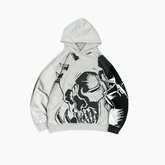Skull Knight Hoodie Anime Graphic T-Shirt for Fans - Comfortable and Durable Anime, Manga, Vintage Anime - Nysekai