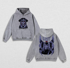 Otakuri "Statue of God" Solo Leveling V1 Vintage Oversized Hoodie