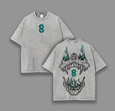 Otakuri "Kafka Hibino" Kaiju No. 8 V5 Vintage Washed Oversized T-Shirt