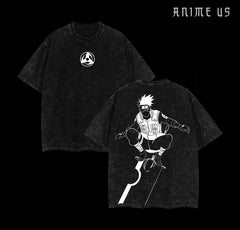 Otakuri "Kakashi Hatake Anbu" Naruto Vintage Washed Oversized T-Shirt