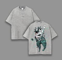 Otakuri "Kafka Hibino" Kaiju No. 8 V7 Vintage Washed Oversized T-Shirt