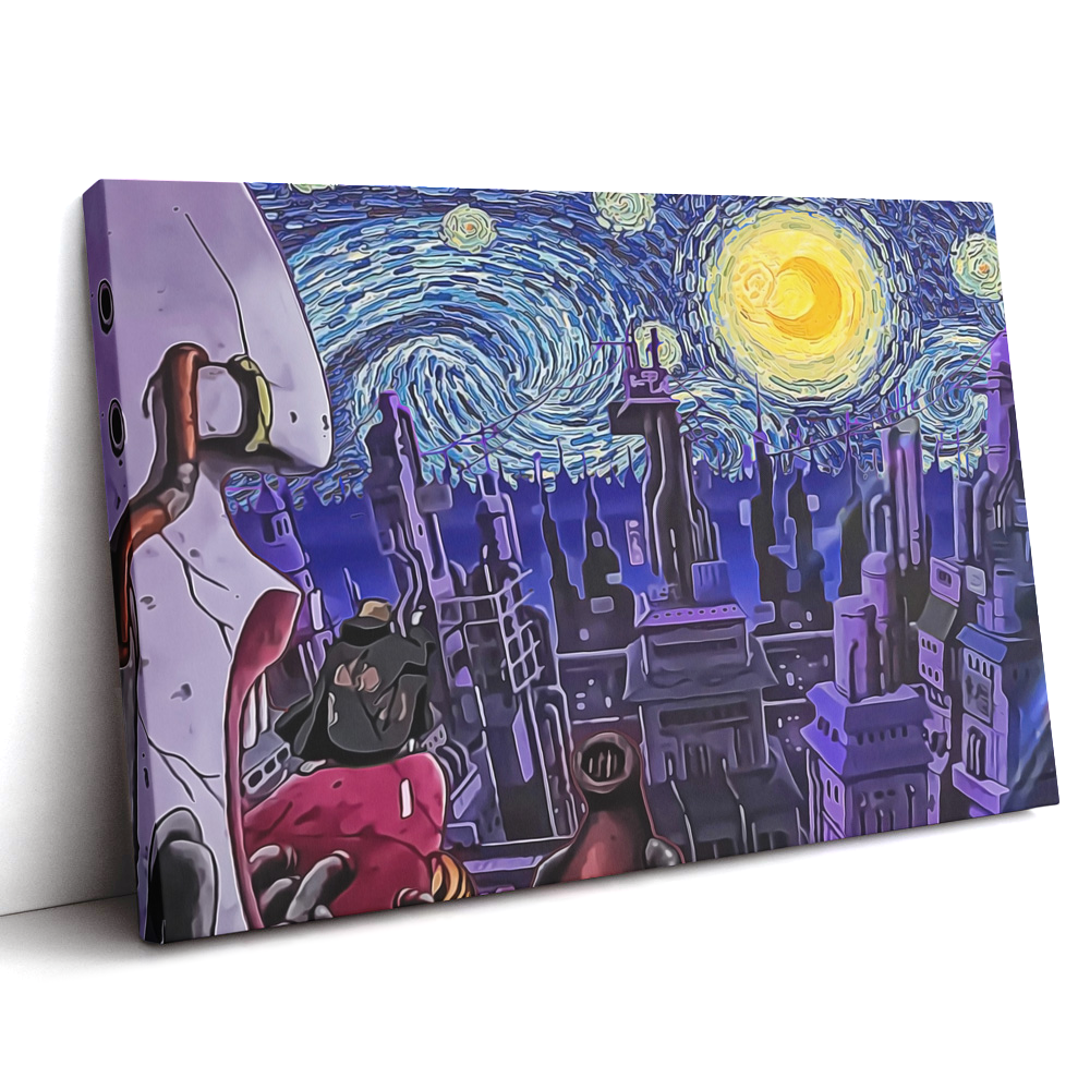 Akatsuki Amekagure Naruto Starry Night Canvas Print Wall Art - Nysekai