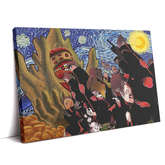 Akatsuki Gedo Statue Naruto Starry Night Canvas Print Wall Art - Nysekai