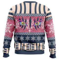 Akaza Demon Slayer Ugly Christmas Sweater