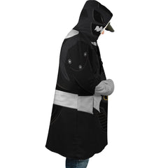 Black Psycho Rangers Dream Cloak Coat