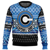 Capsule Corp Dragon Ball Z Ugly Christmas Sweater