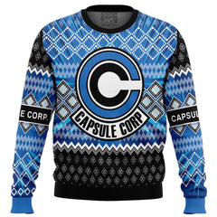 Capsule Corp Dragon Ball Z Ugly Christmas Sweater