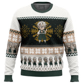 Chibi Christmas Sanemi Shinazugawa Demon Slayer Ugly Christmas Sweater