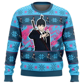 Otakuri "Aki Hayakawa (Fox Devil)" Chainsaw Man Ugly Christmas Sweater