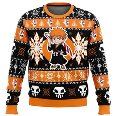 Otakuri "Chibi Ichigo (Shinigami)" Bleach Ugly Christmas Sweater