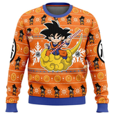 Otakuri "Goku (Nimbus & Power Pole)" Dragon Ball Z Ugly Christmas Sweater