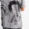 Otakuri One Piece Luffy & Ace Brothers Vintage Washed Oversized T-Shirt
