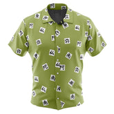 Gyomei Himejema Demon Slayer Button Up Hawaiian Shirt