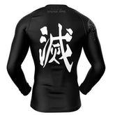 Hashira Demon Slayer Long Sleeve Rash Guard Compression Shirt