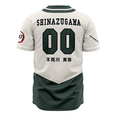 Hashira Sanemi Shinazugawa Demon Slayer Baseball Jersey