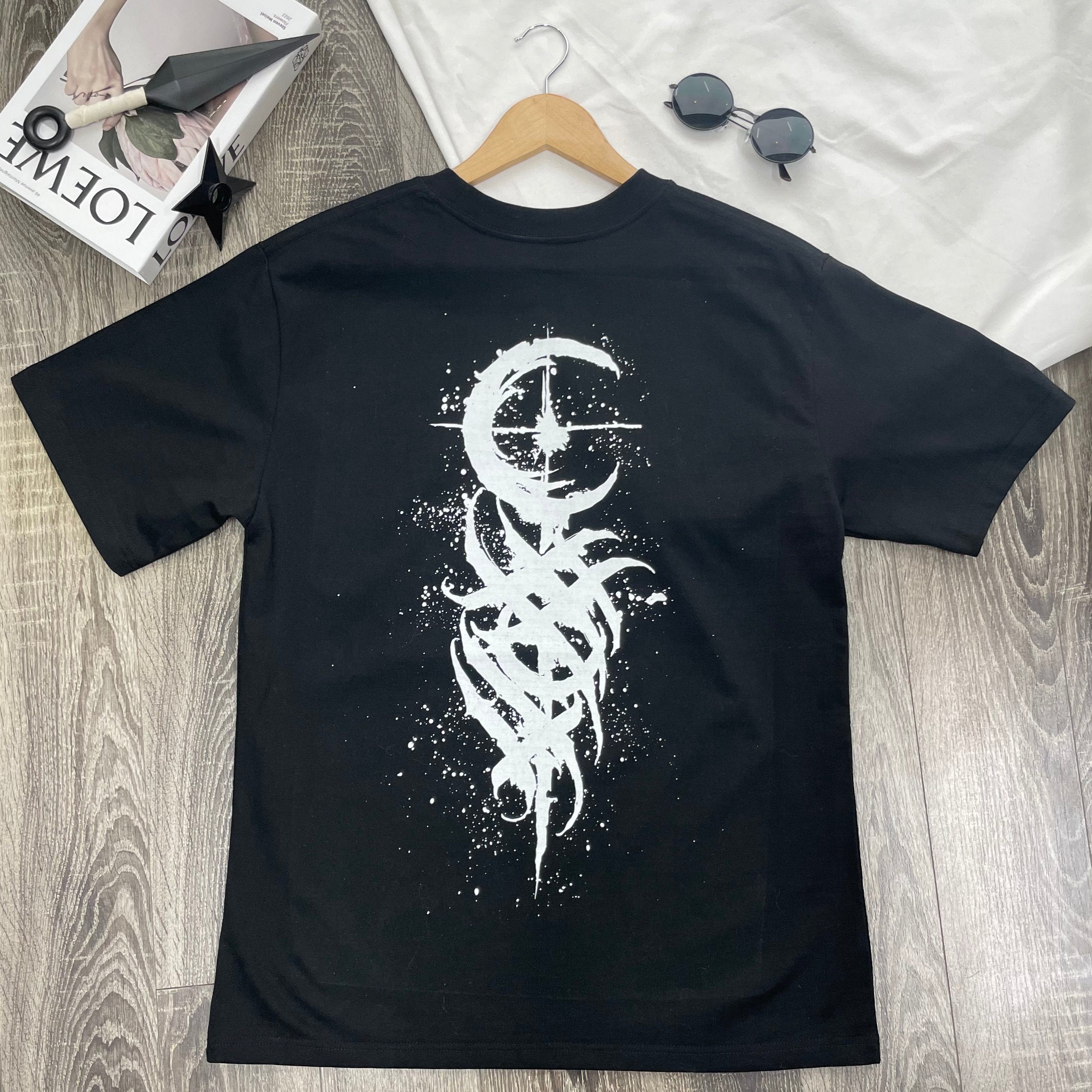 Dead Moon Art Totem Print T Shirt - Nysekai