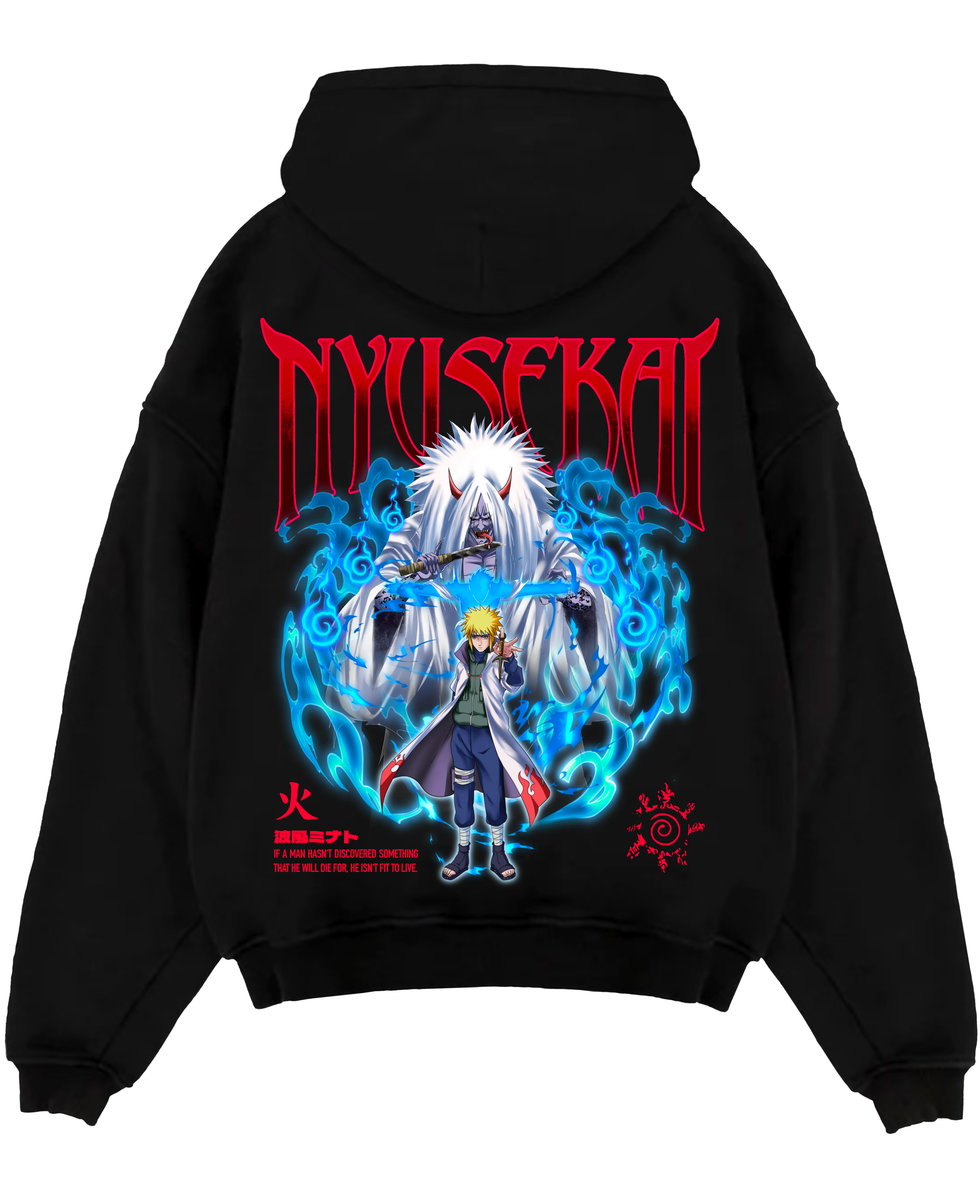 Minato X Shiki Fuujin - Naruto Shippuden Hoodie