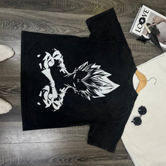 Nysekai "Super Saiyan Majin Vegeta Dragon Ball Z" Vintage Washed Oversized T-shirt - Nysekai