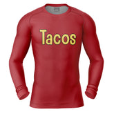 Krillin Tacos Dragon Ball Z Long Sleeve Rash Guard Compression Shirt