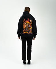 Rengoku X Flaming Tiger - Demon Slayer Hoodie