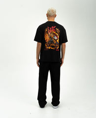 Rengoku X Flaming Tiger - Demon Slayer Oversize T-Shirt