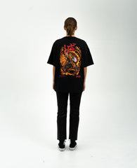 Rengoku X Flaming Tiger - Demon Slayer Oversize T-Shirt