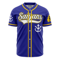 Personalized Saiyan Vegeta Dragon Ball Z Baseball Jersey